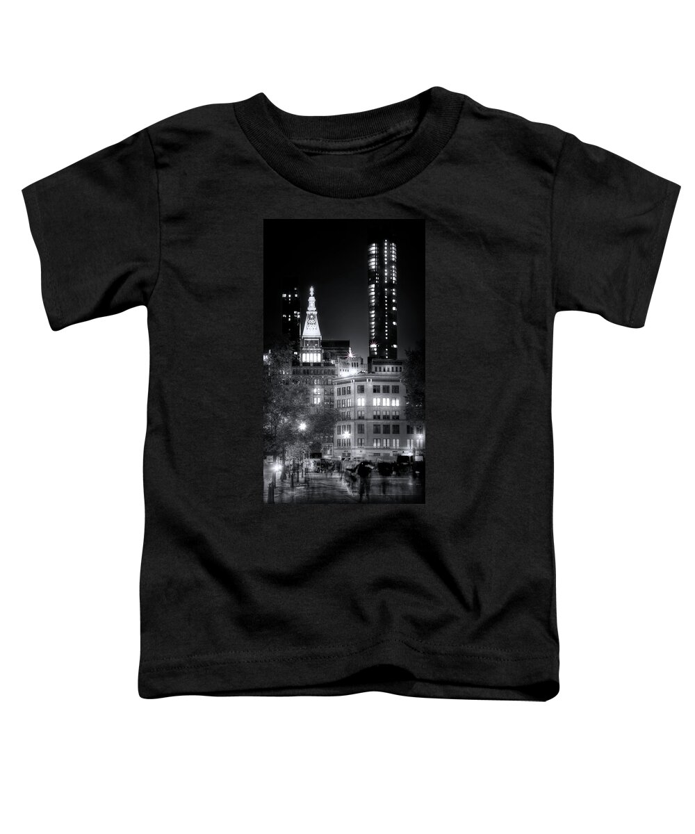 New York City Toddler T-Shirt featuring the photograph Ghosts of Union Square by Mark Andrew Thomas