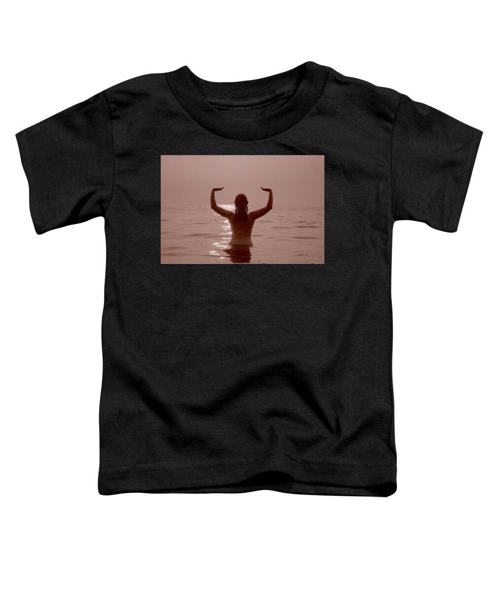 Nude Toddler T-Shirt featuring the photograph Goddess by DArcy Evans