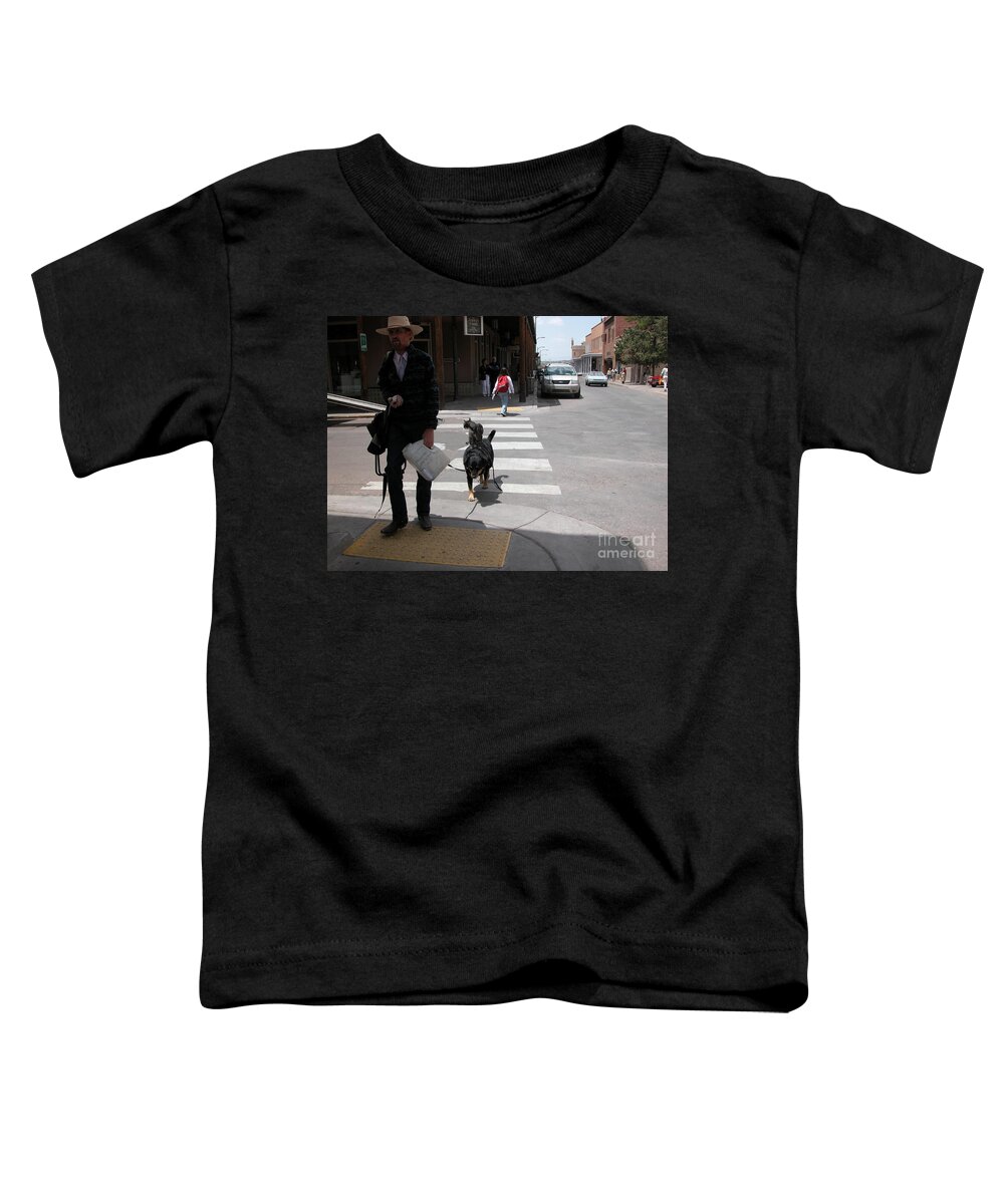Dogs Toddler T-Shirt featuring the photograph Going to Work by Jim Goodman