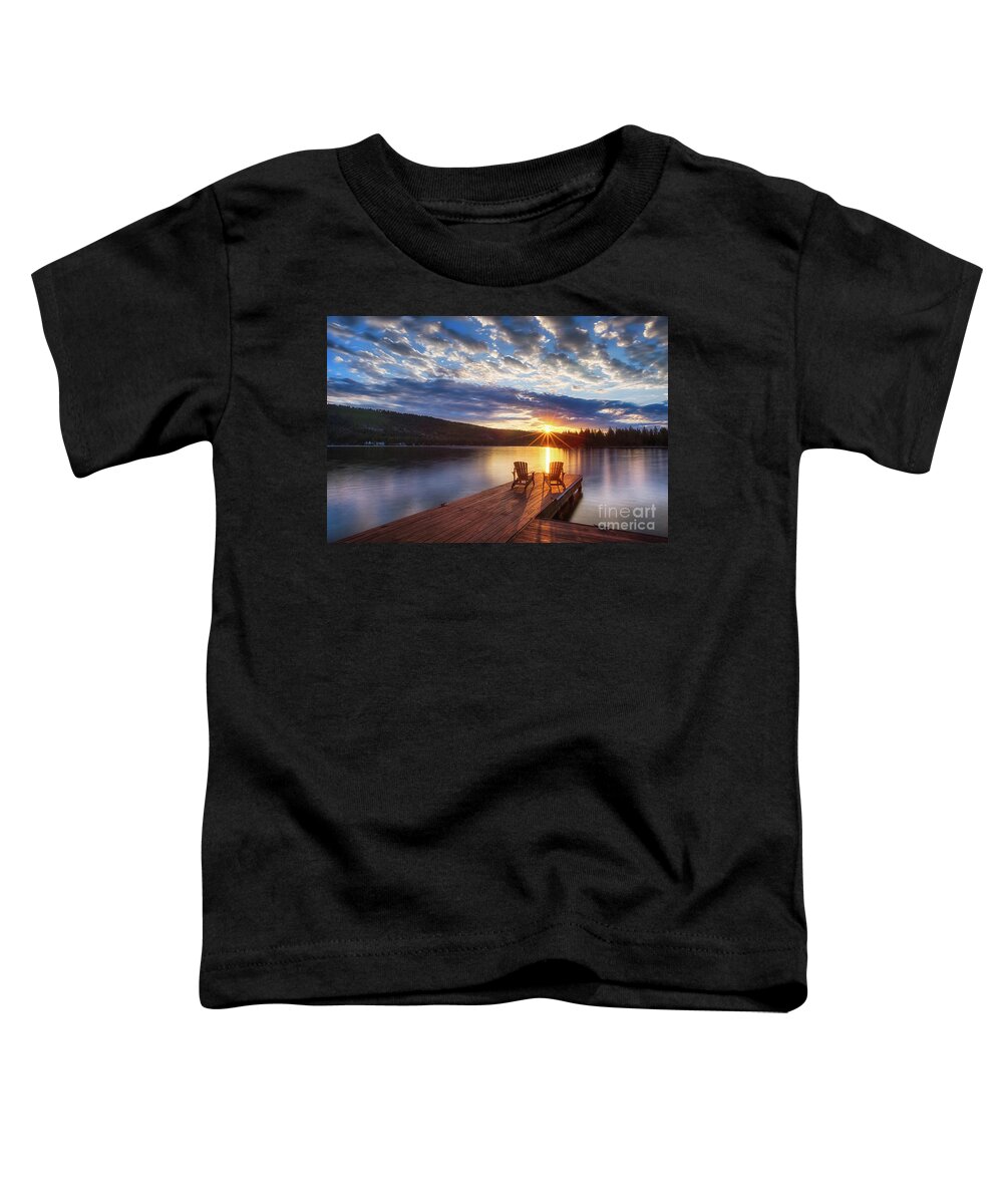 Sierras Toddler T-Shirt featuring the photograph Good Morning Sun by Anthony Michael Bonafede