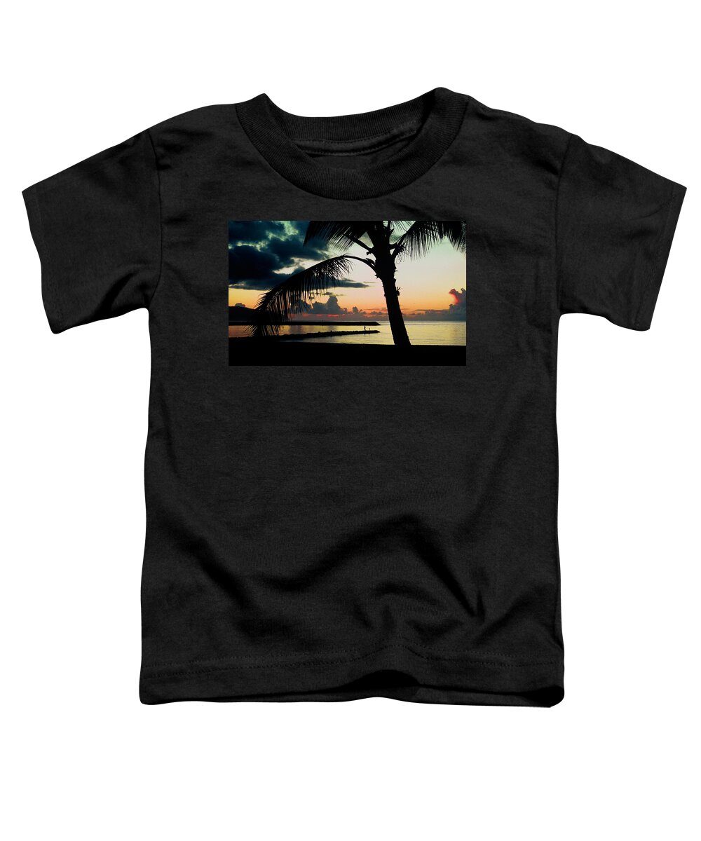 Haleiwa Toddler T-Shirt featuring the photograph Haleiwa by Steven Sparks
