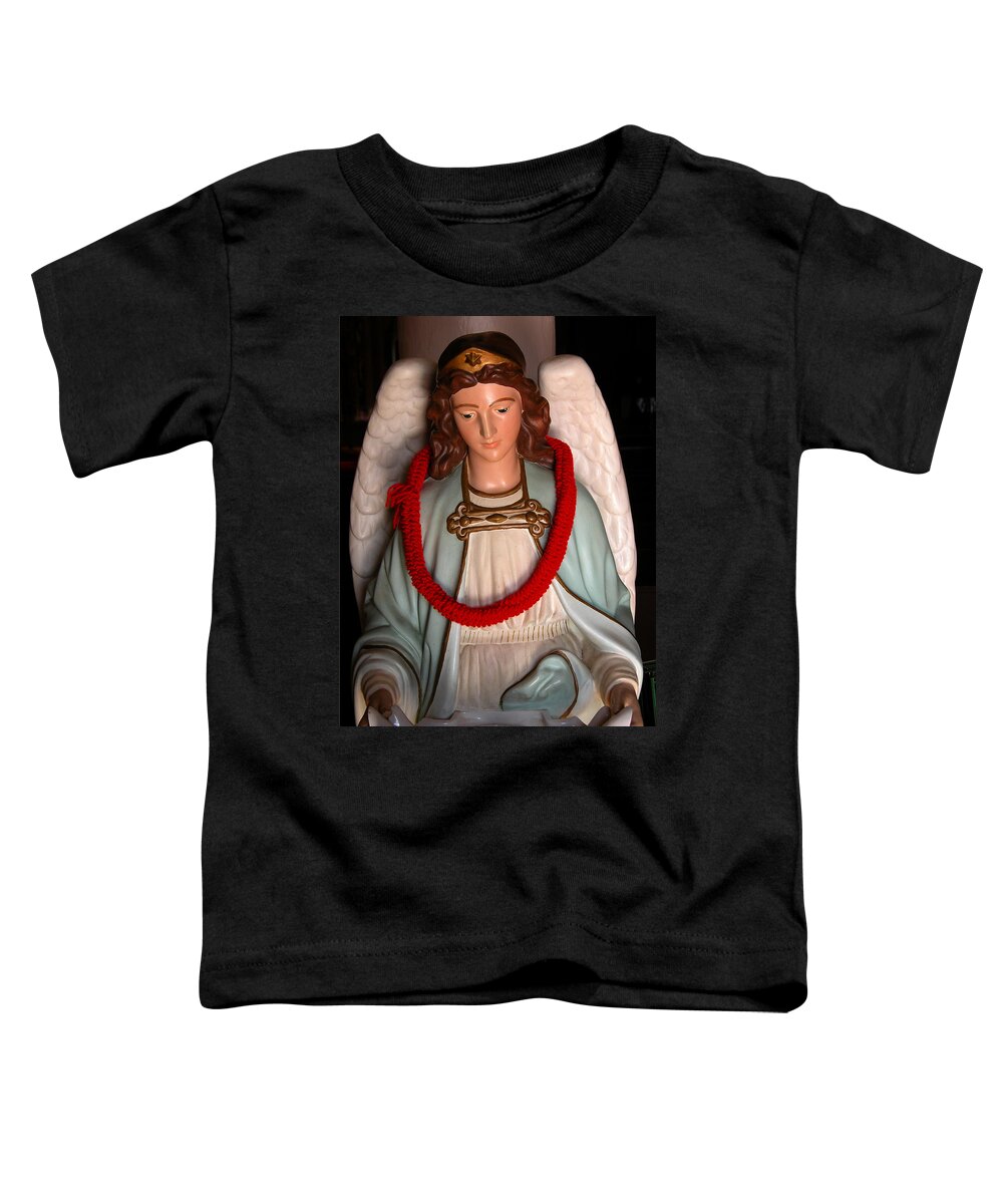 Saint Toddler T-Shirt featuring the photograph Hawaiian Angel by Harry Spitz