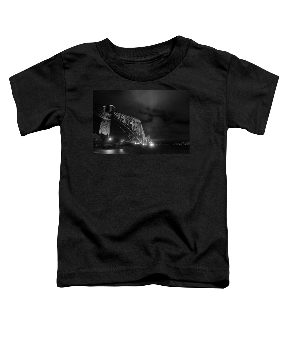North Queensferry Toddler T-Shirt featuring the photograph Hazy lights in the night by Elena Perelman