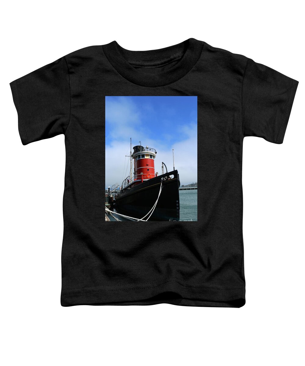 Hercules Steam Tugboat Toddler T-Shirt featuring the photograph Hercules Steam Tugboat by Christiane Schulze Art And Photography