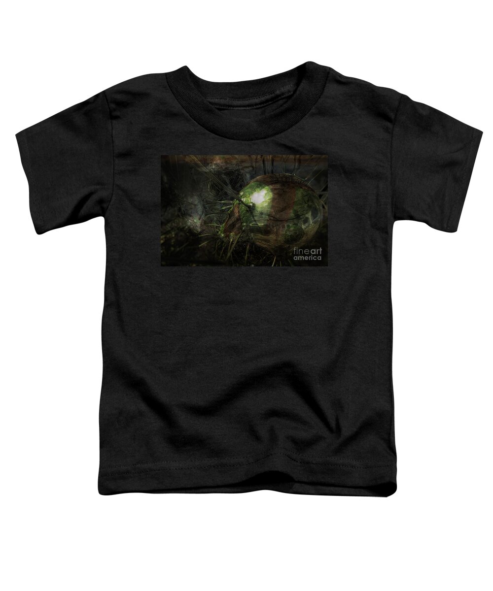 Alien Toddler T-Shirt featuring the digital art Hibernation by Jonas Luis