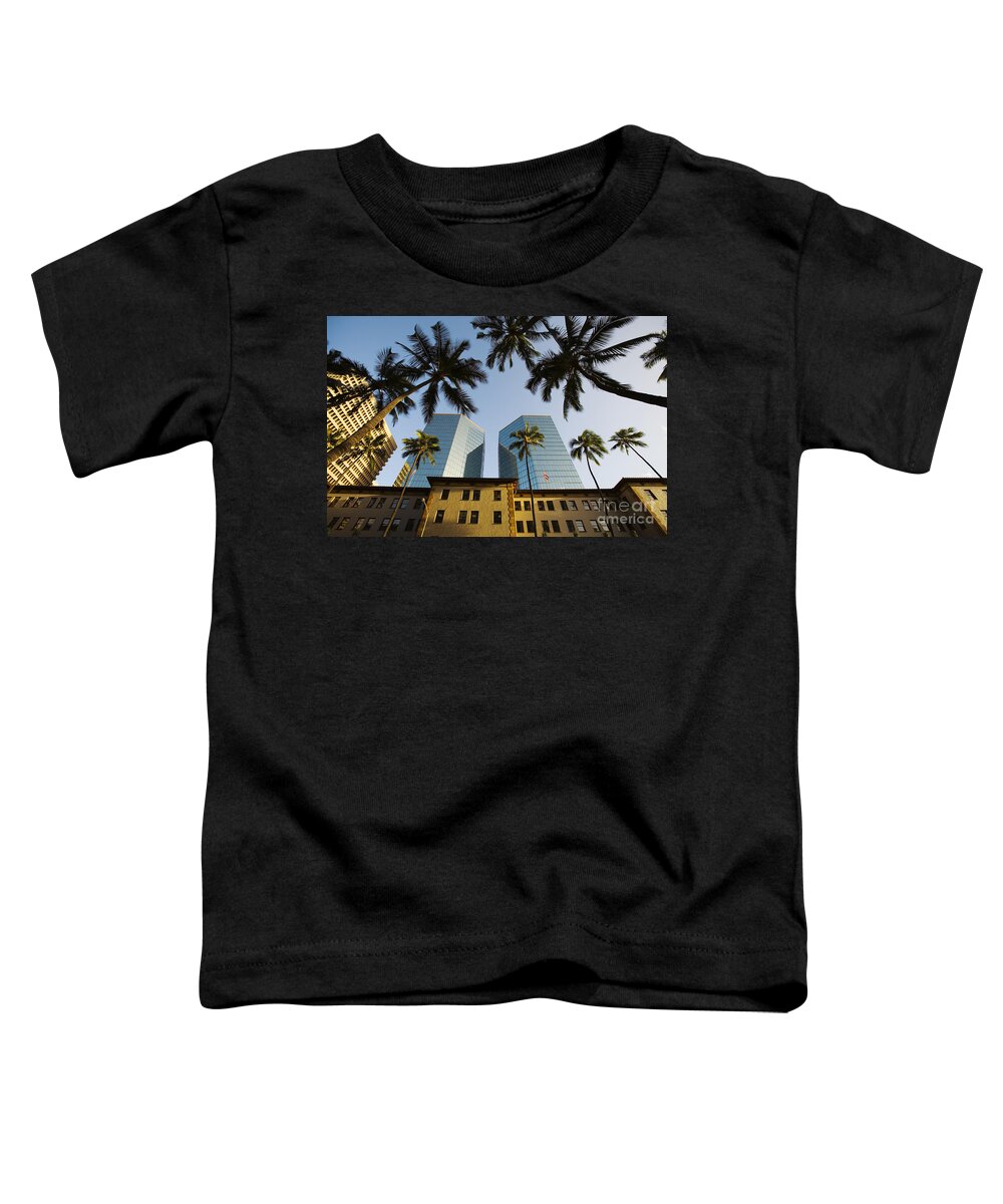 Afternoon Toddler T-Shirt featuring the photograph Honolulu by Dana Edmunds - Printscapes