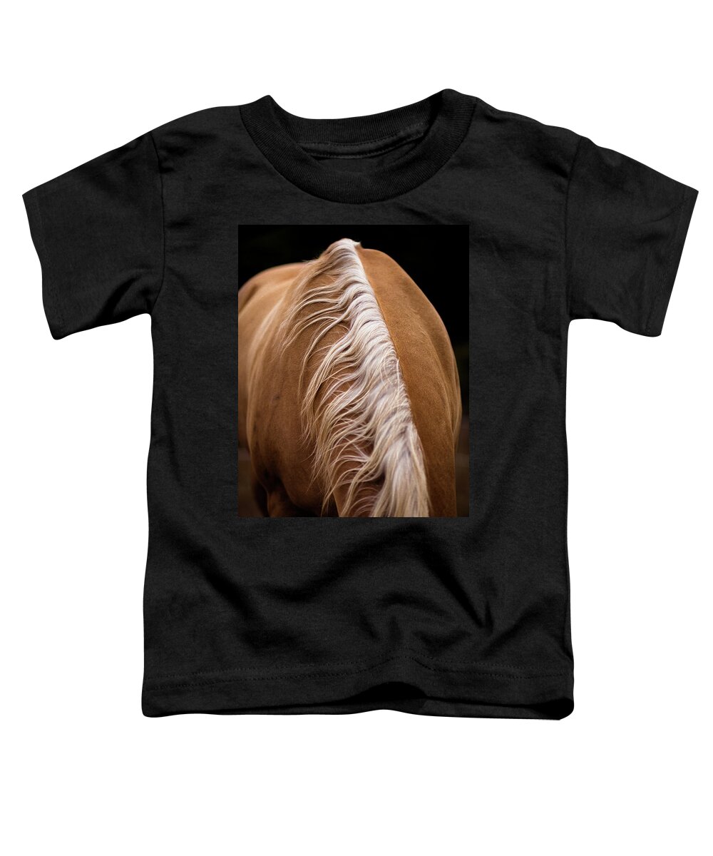 Horse Toddler T-Shirt featuring the photograph Horse Mane by Alexander Fedin