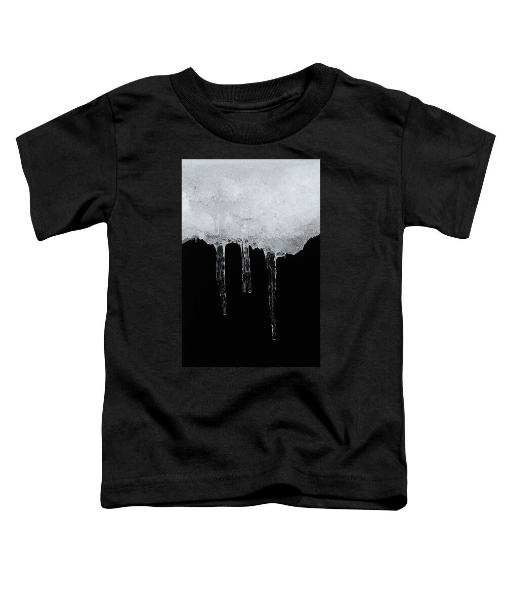 Ice Toddler T-Shirt featuring the photograph Ice And Night I by Angie Tirado