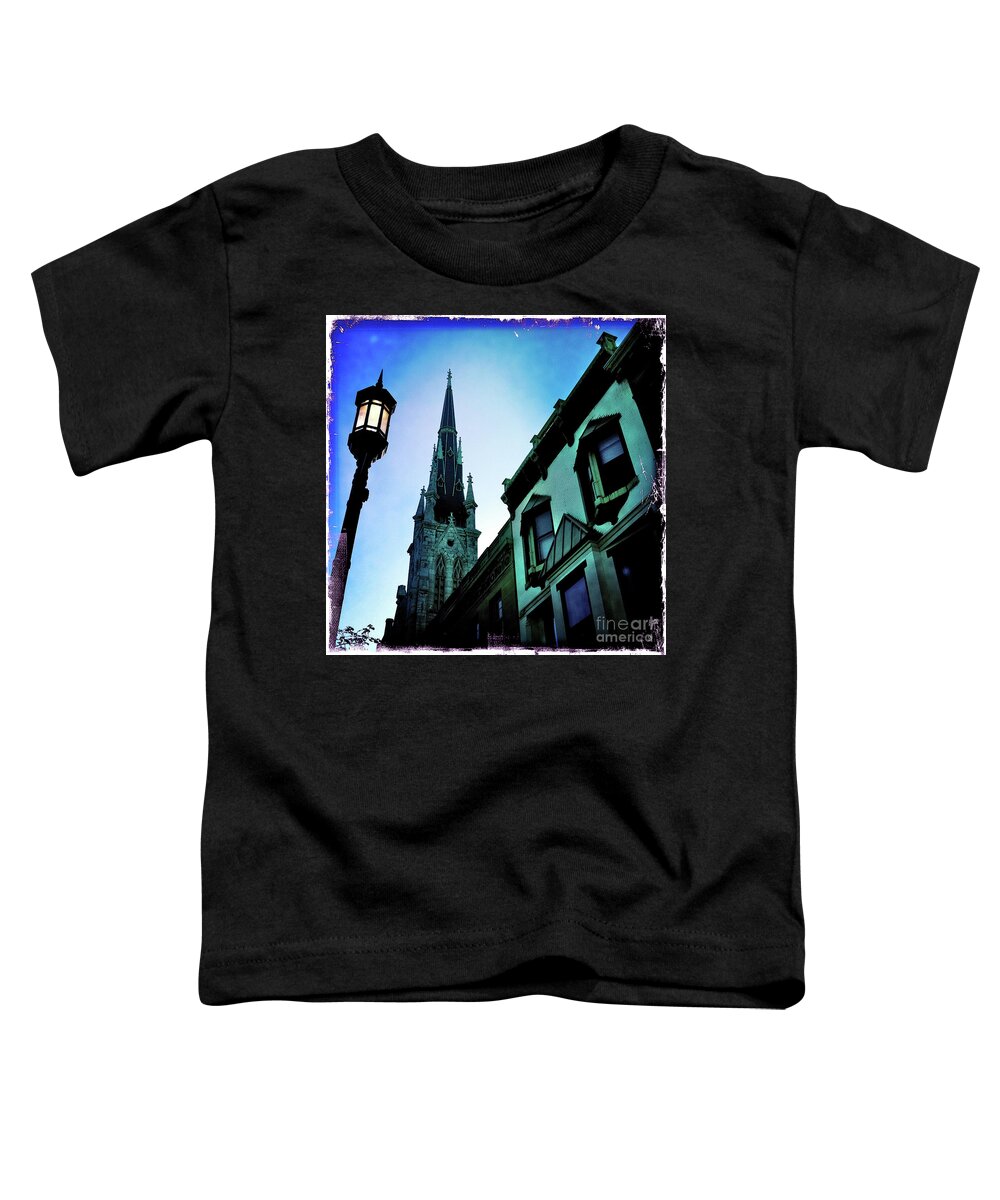 Street Lamp Toddler T-Shirt featuring the photograph Igniting The Heart by Kevyn Bashore
