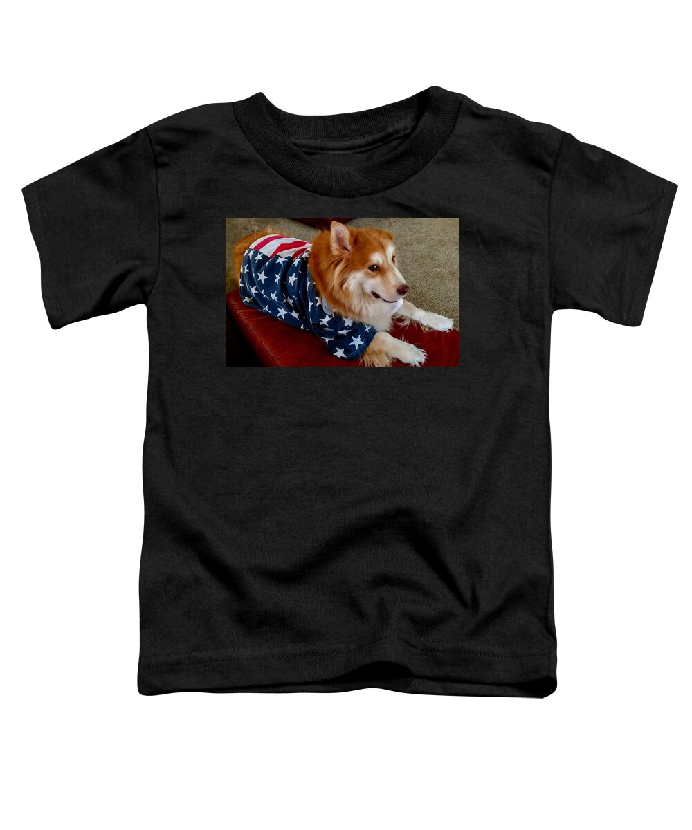  Toddler T-Shirt featuring the photograph Independence Ducati by Brad Nellis