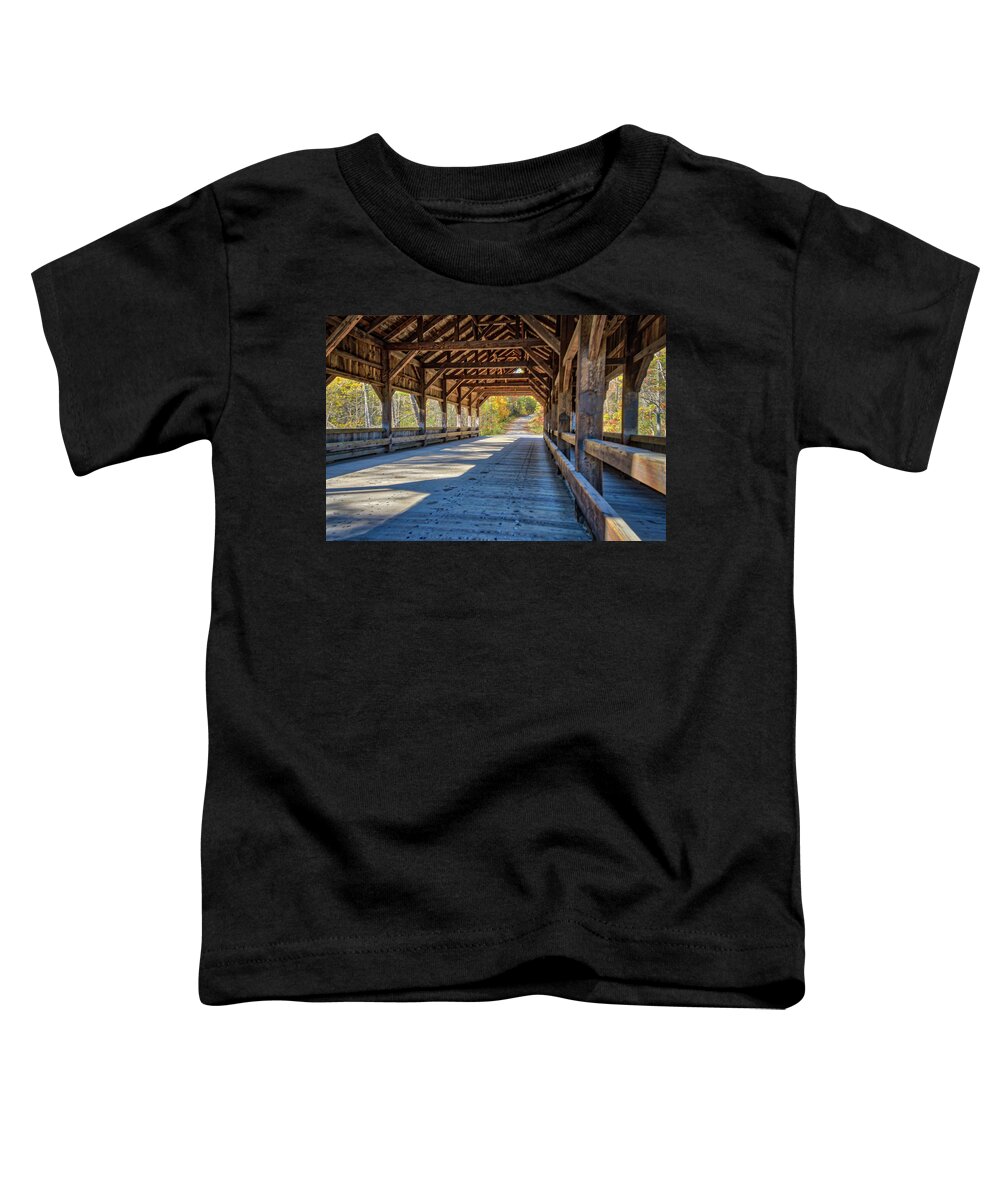 Brevard Toddler T-Shirt featuring the photograph Inside the bridge by Jane Luxton