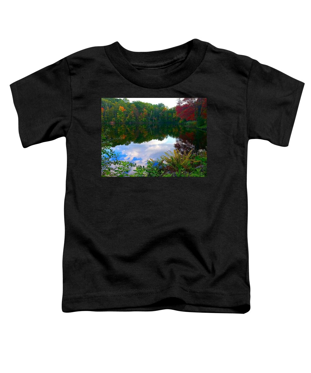 Autumn Toddler T-Shirt featuring the photograph Introvert by Dani McEvoy