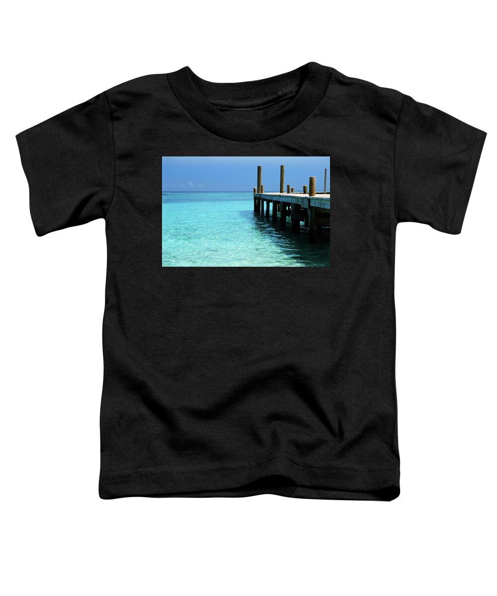 Dick Toddler T-Shirt featuring the photograph Inviting Dock by Ted Keller