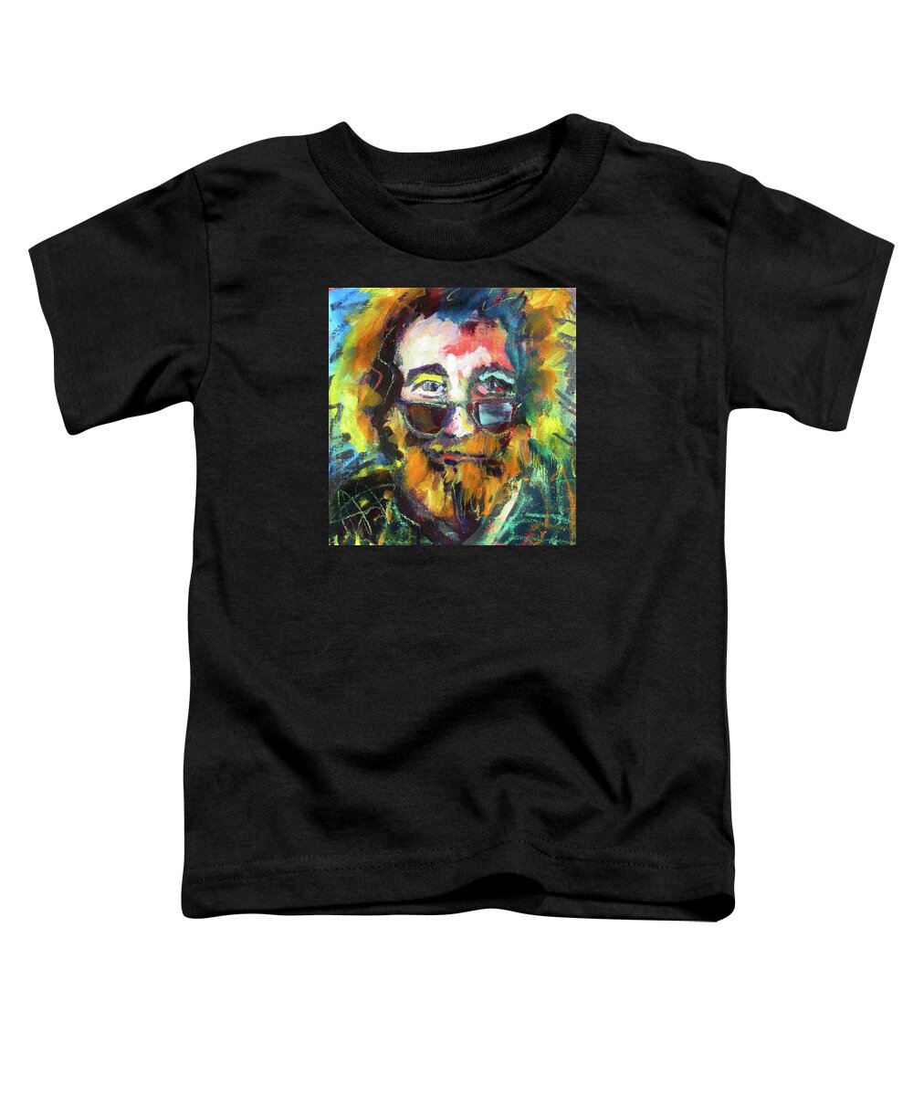 Grateful Dead Toddler T-Shirt featuring the painting Jerry Garcia by Les Leffingwell