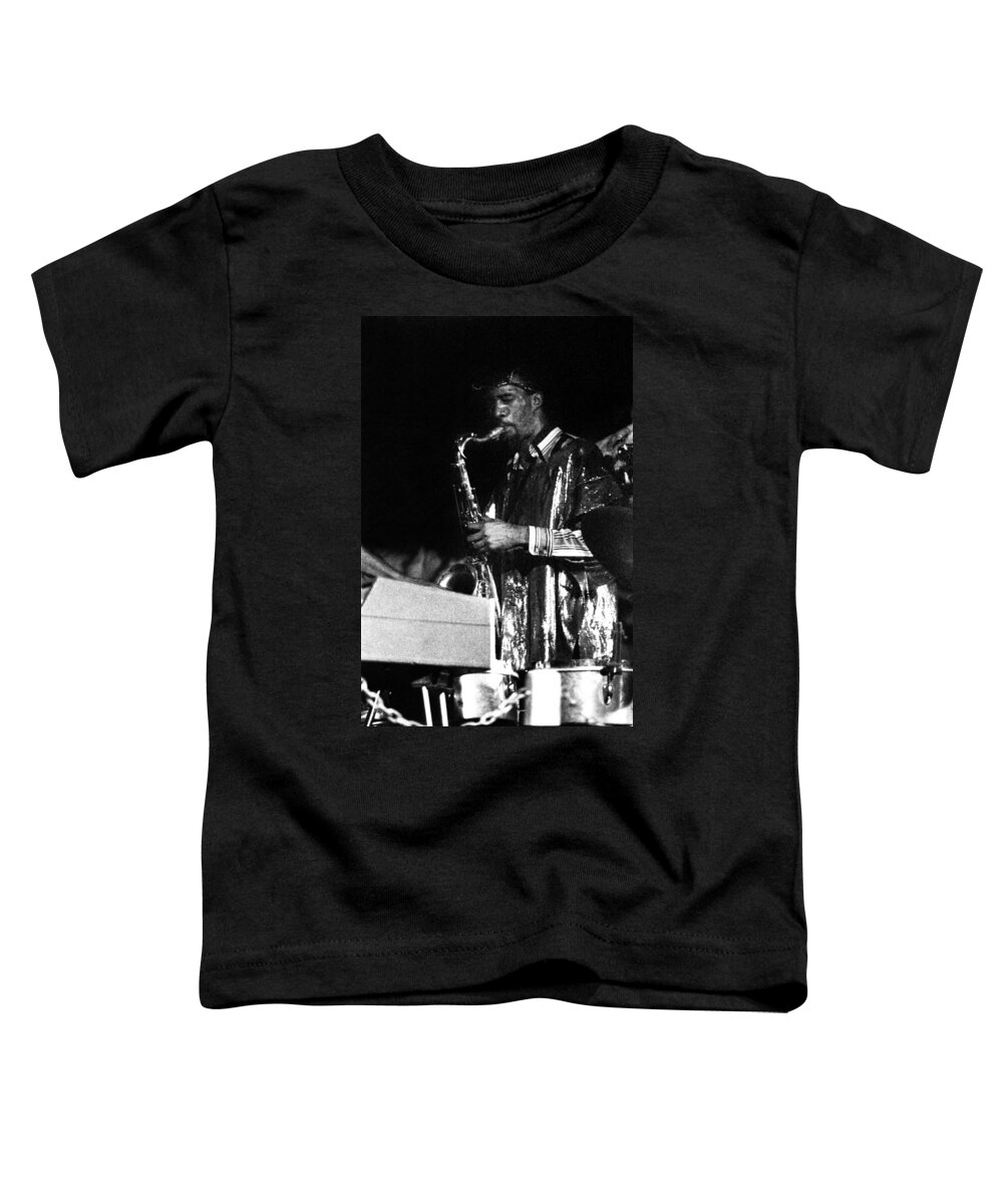 Sun Ra Arkestra At The Red Garter 1970 Nyc Toddler T-Shirt featuring the photograph John Gilmore by Lee Santa
