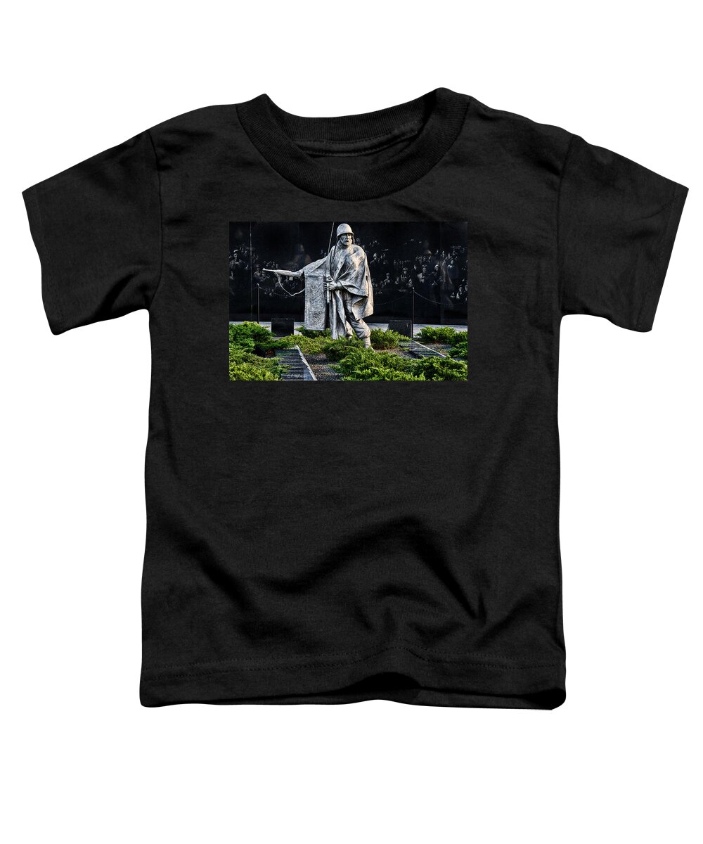 Soldier Toddler T-Shirt featuring the photograph Keep Going...For Them by Christopher Holmes
