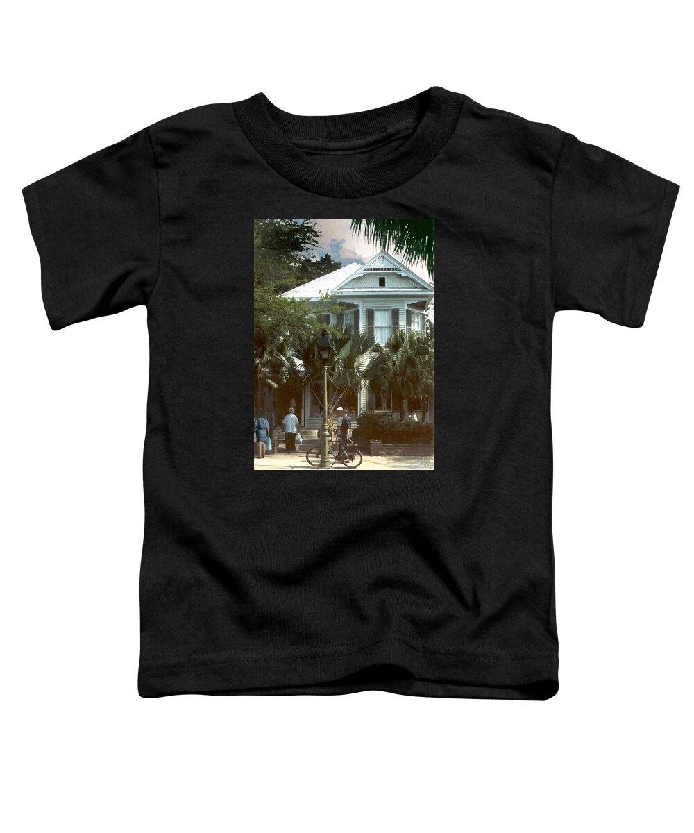 Historic Toddler T-Shirt featuring the photograph Keywest by Steve Karol