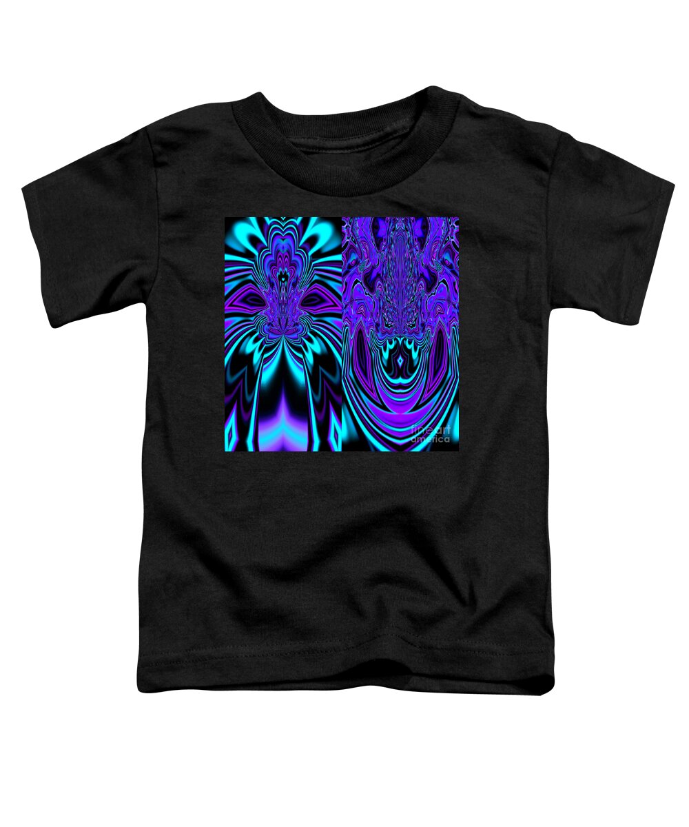 James Smullins Toddler T-Shirt featuring the digital art King and Queen by James Smullins