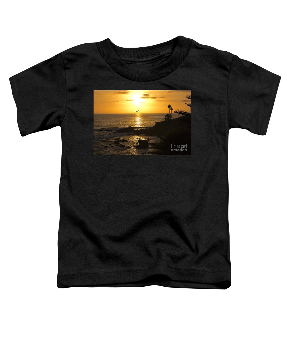 Wall Art Toddler T-Shirt featuring the photograph Laguna Sunset by Kelly Holm