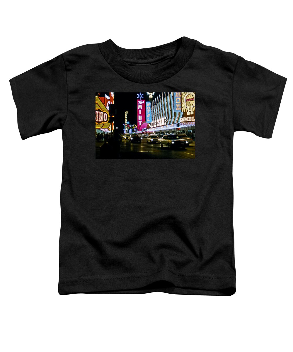 Las Vegas Toddler T-Shirt featuring the photograph Las Vegas 1964 II by Albert Seger