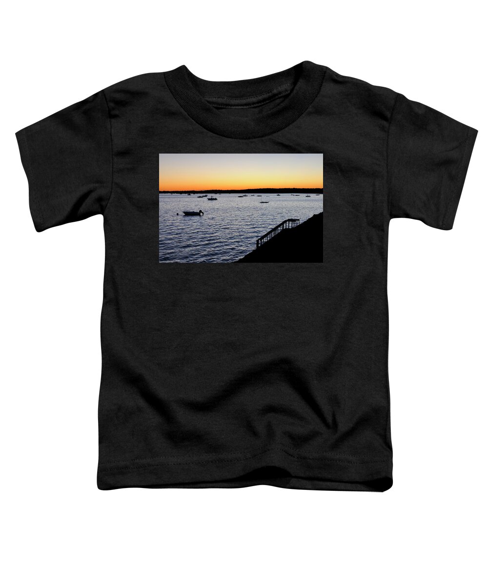 Cape Cod Toddler T-Shirt featuring the photograph Lewis Bay Cape Cod Sunset by Luke Moore