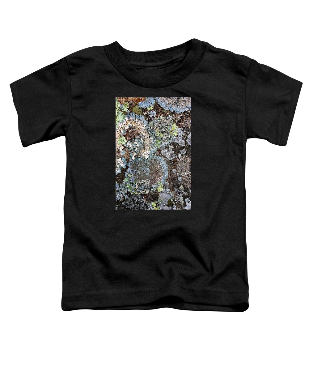 Lichens Toddler T-Shirt featuring the digital art Lichens by Julian Perry