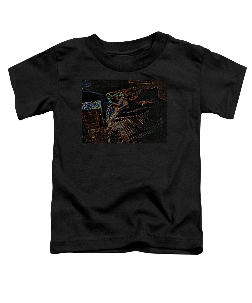 Rebecca Dru Toddler T-Shirt featuring the photograph Life On Mars by Rebecca Dru