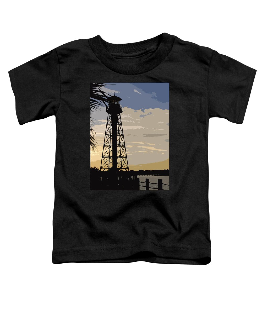 Architecture Toddler T-Shirt featuring the photograph Lighthouse Point by James Rentz