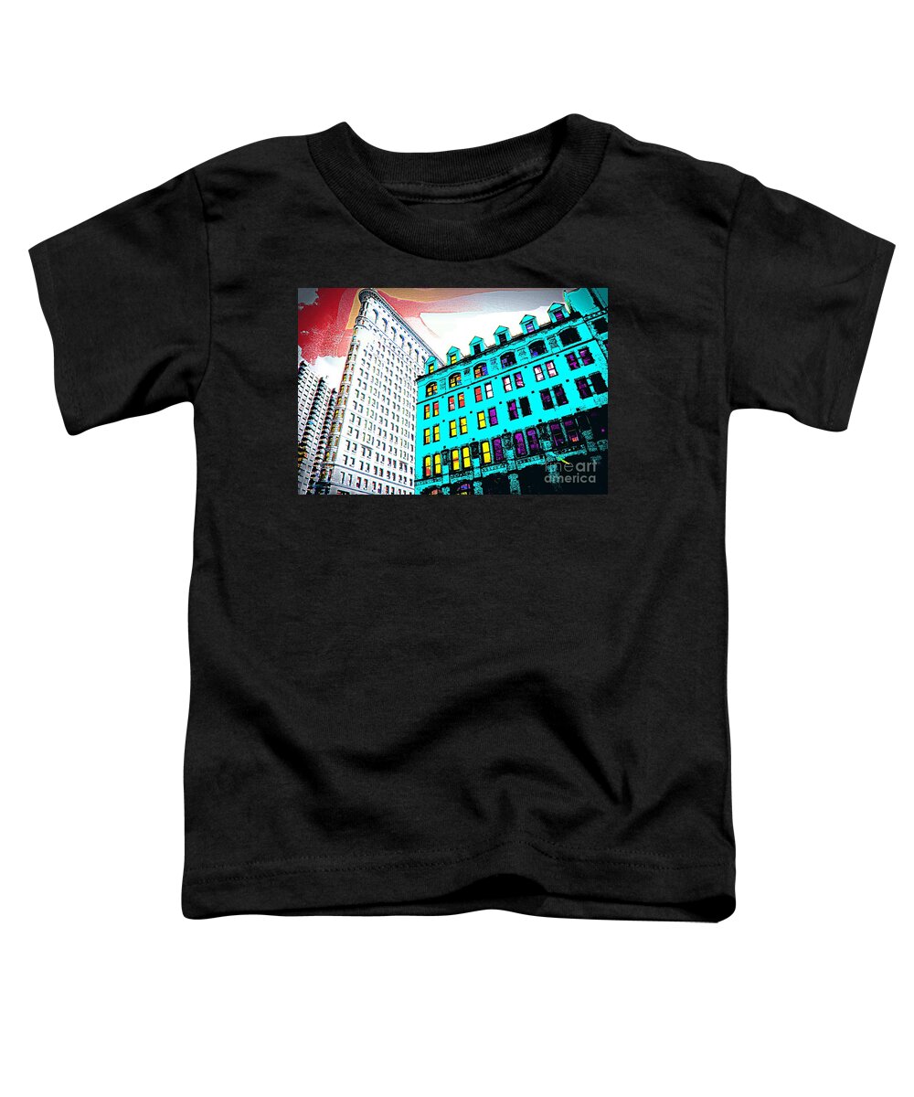 Building Toddler T-Shirt featuring the photograph Looking Up by Julie Lueders 