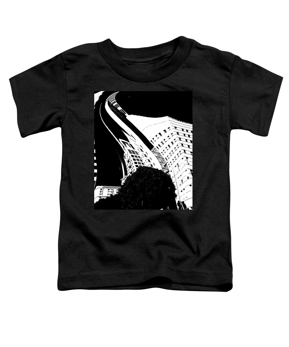 Abstract Toddler T-Shirt featuring the photograph Los Angeles by Jenny Revitz Soper