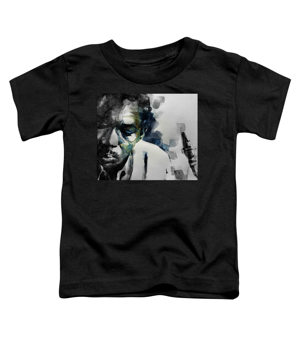 John Coltrane Toddler T-Shirt featuring the painting Lush Life John Coltrane by Paul Lovering