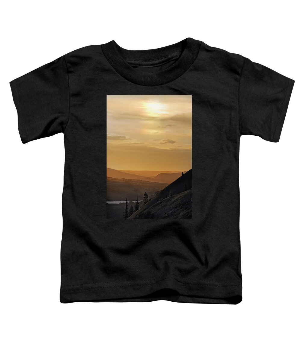 Daybreak Toddler T-Shirt featuring the photograph Lyle Daybreak by John Christopher