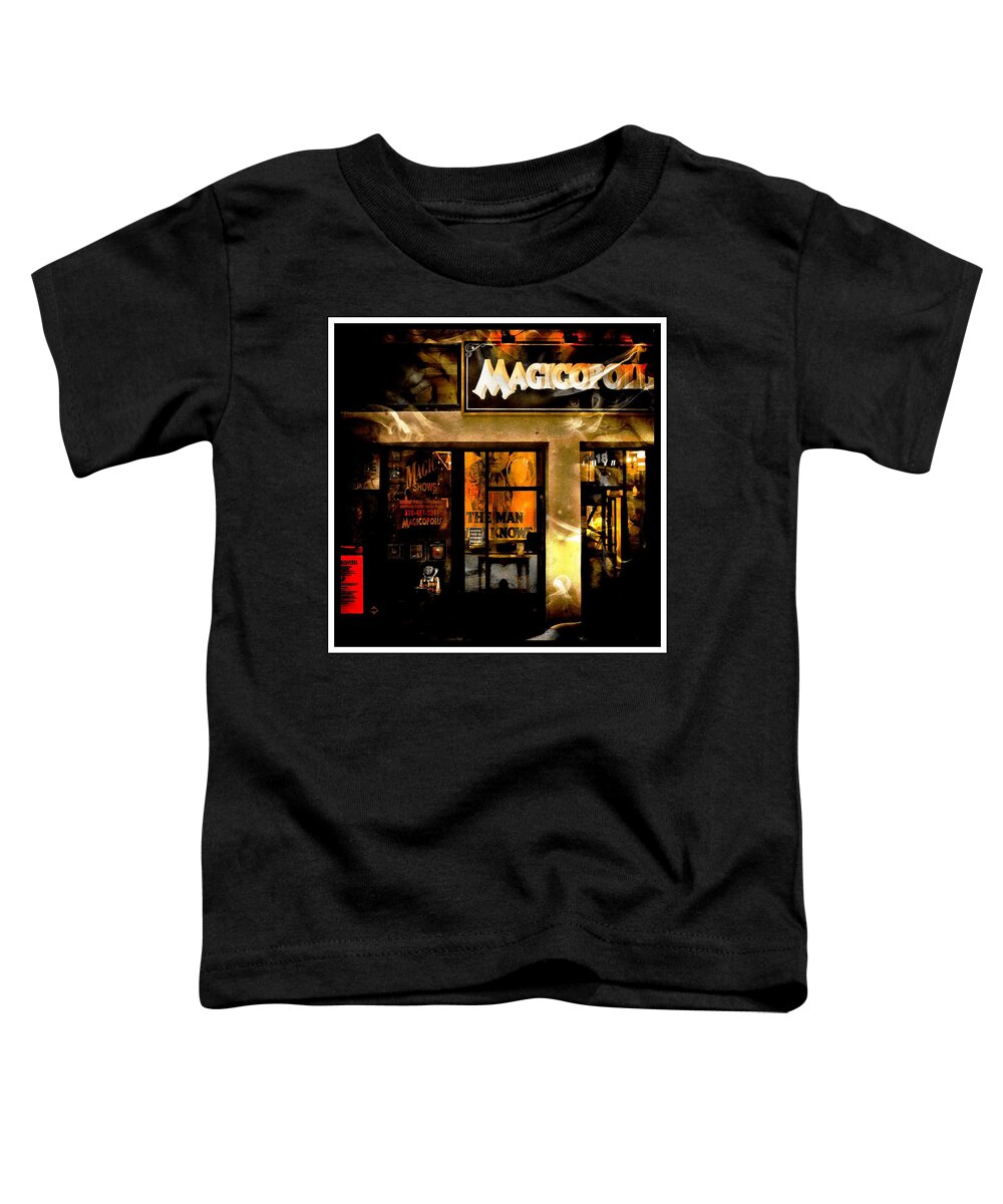 Magicopolis Toddler T-Shirt featuring the photograph Magicopolis Window by Michael Hope