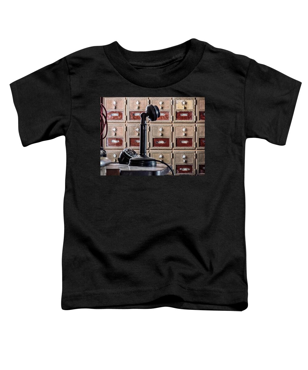 Vintage Toddler T-Shirt featuring the photograph Mailbox 237 by Nathan Little