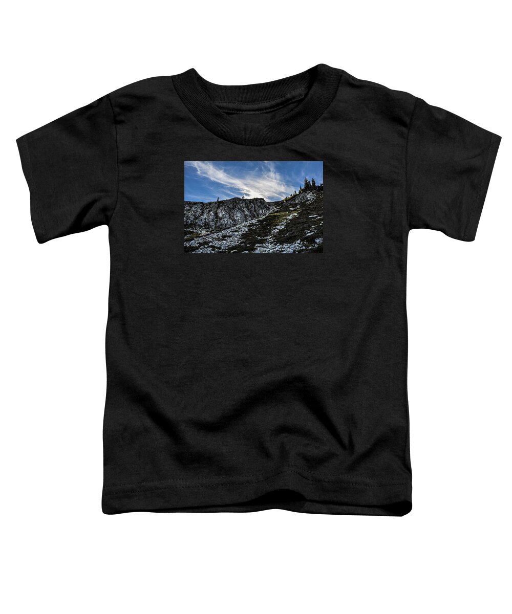 Footpath Toddler T-Shirt featuring the photograph Maple Pass Loop Rocks by Pelo Blanco Photo