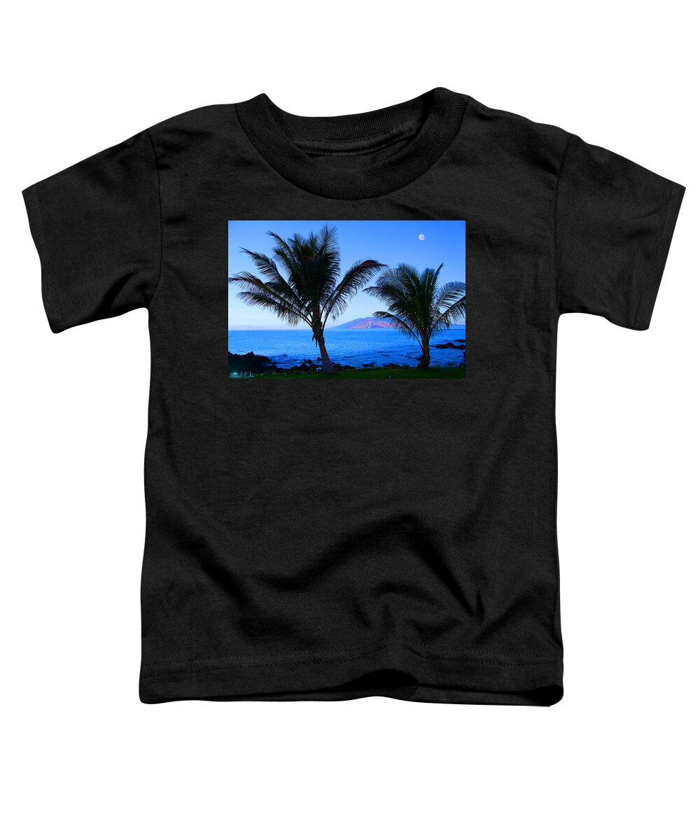 Sunset Toddler T-Shirt featuring the photograph Maui CoastLine by Michael Rucker