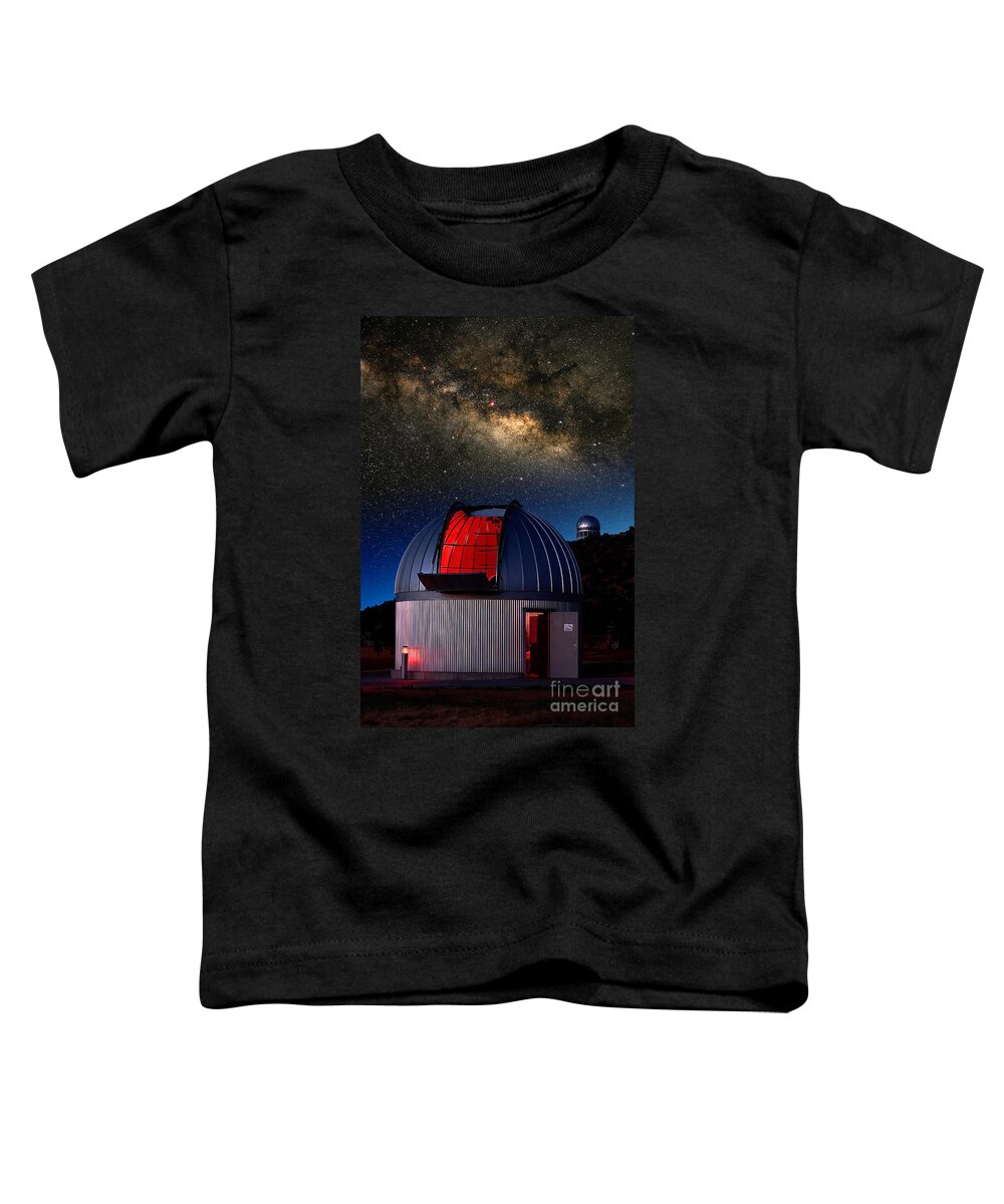 Hobby Eberly Toddler T-Shirt featuring the photograph Mcdonald Observatory, Ft. Davis, Texas by Larry Landolfi