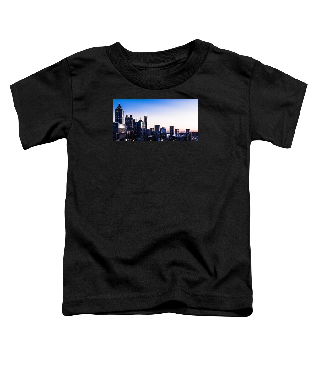 Sunset Toddler T-Shirt featuring the photograph Metallic Sunset by Mike Dunn
