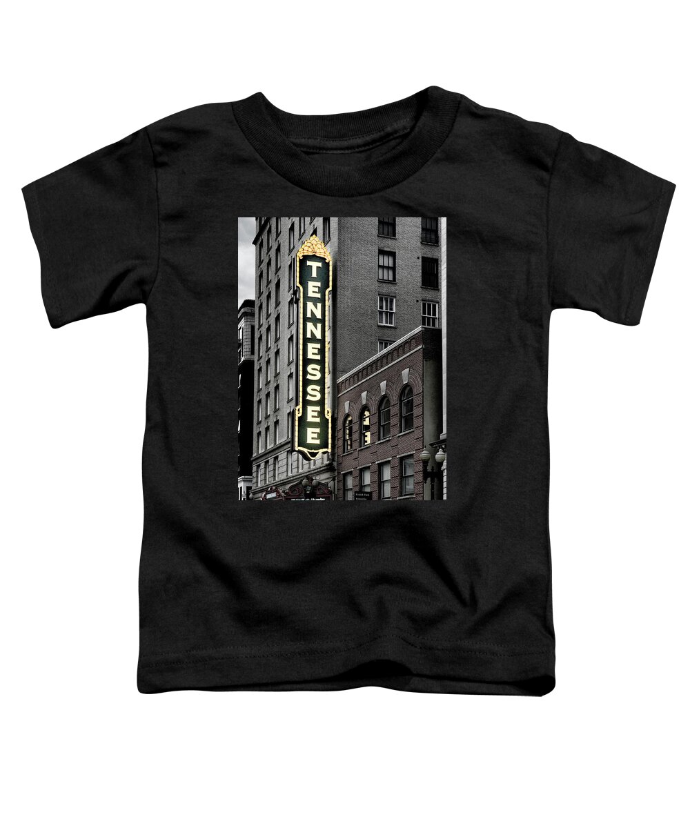 Knoxville Toddler T-Shirt featuring the photograph Mighty Tennessee by Sharon Popek