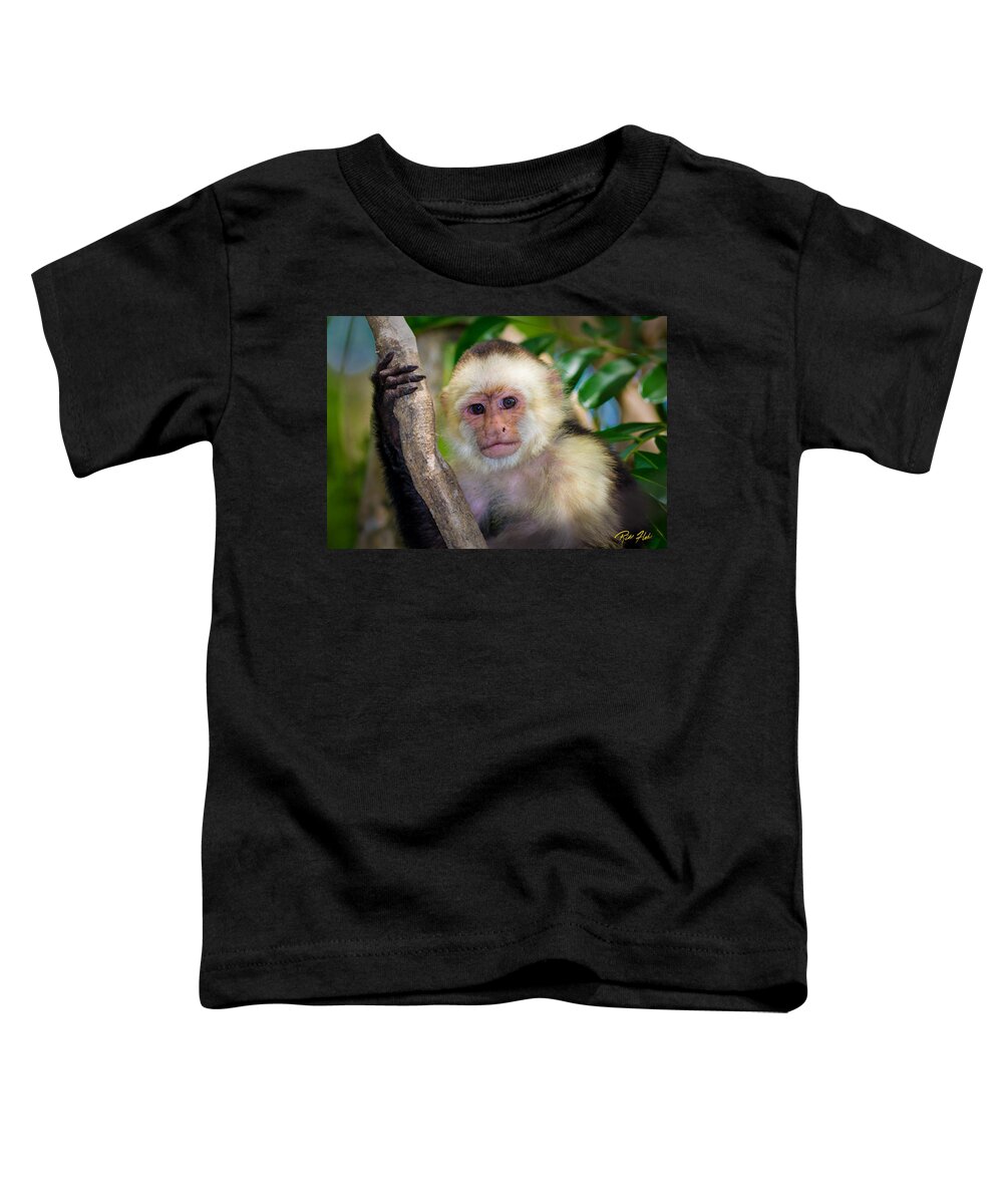 Animals Toddler T-Shirt featuring the photograph Monkey Portrait by Rikk Flohr
