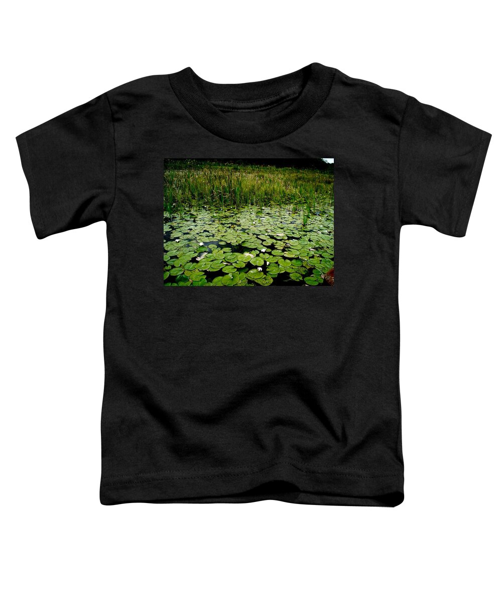 Lilly Pads Toddler T-Shirt featuring the photograph More and More Lilly Pads by Kenlynn Schroeder