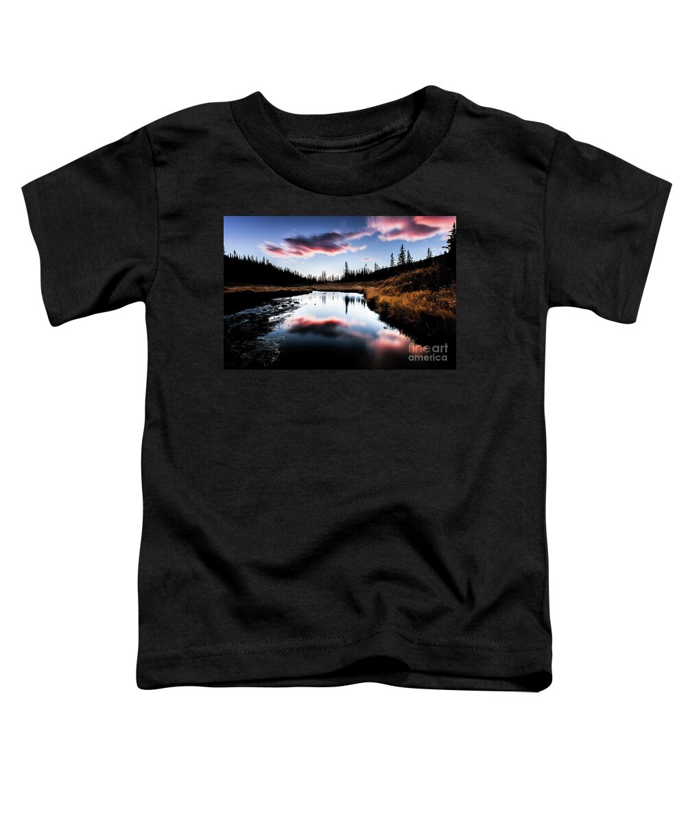 Landscape Toddler T-Shirt featuring the photograph Morning Bliss by Steven Reed