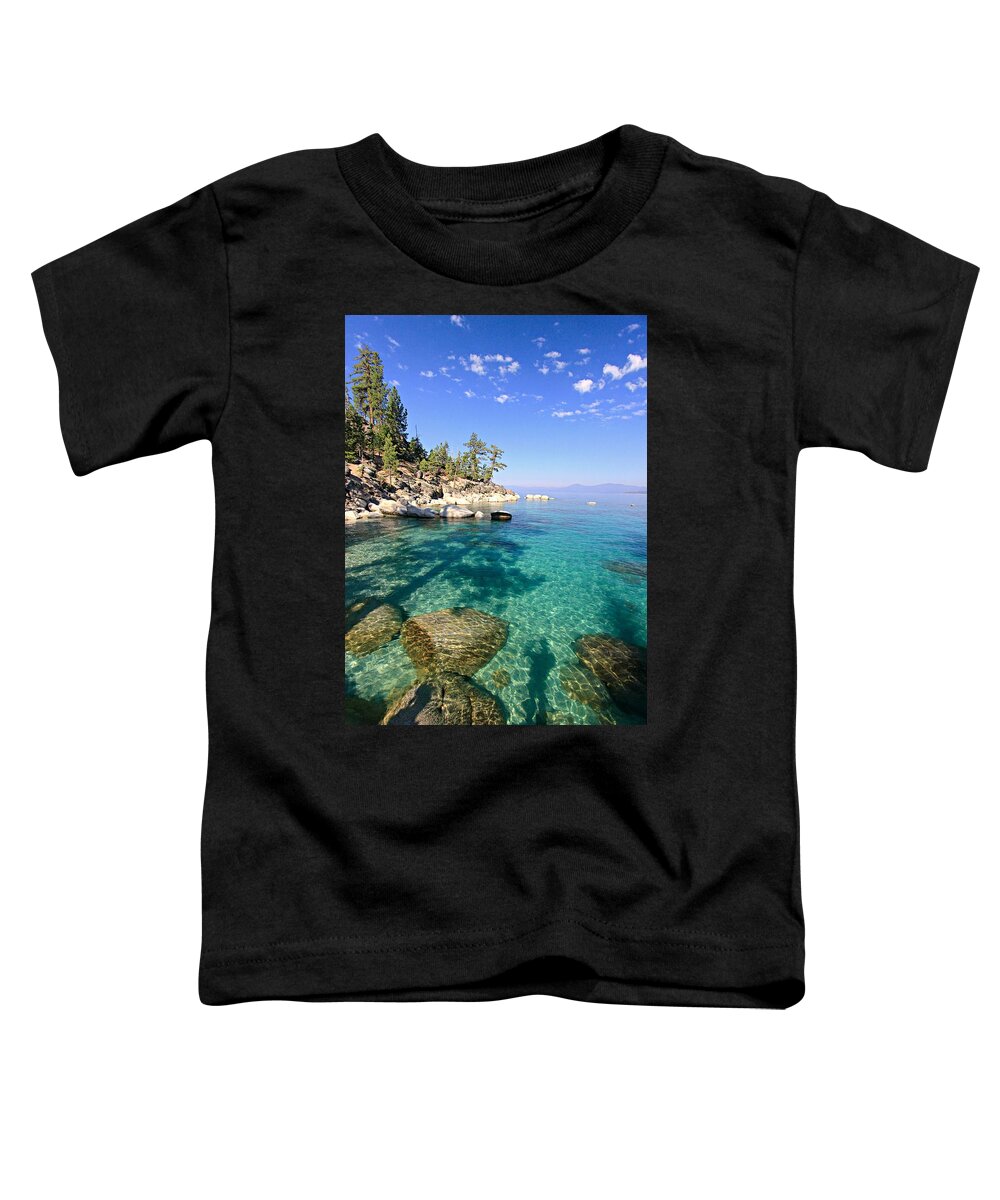 Lake Tahoe Toddler T-Shirt featuring the photograph Morning Glory at The Cove by Sean Sarsfield