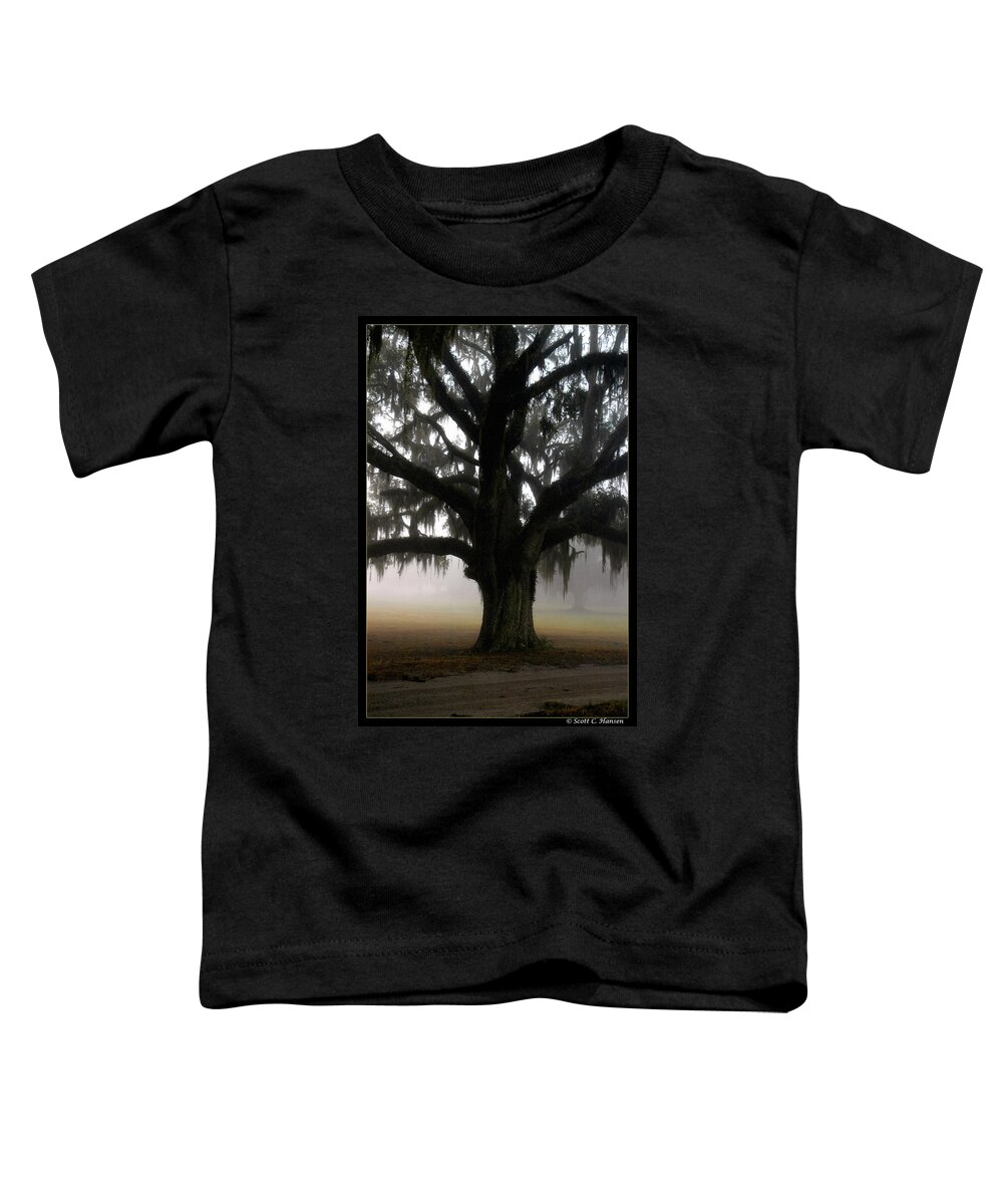 Lowcountry Toddler T-Shirt featuring the photograph Mossy Oak by Scott Hansen