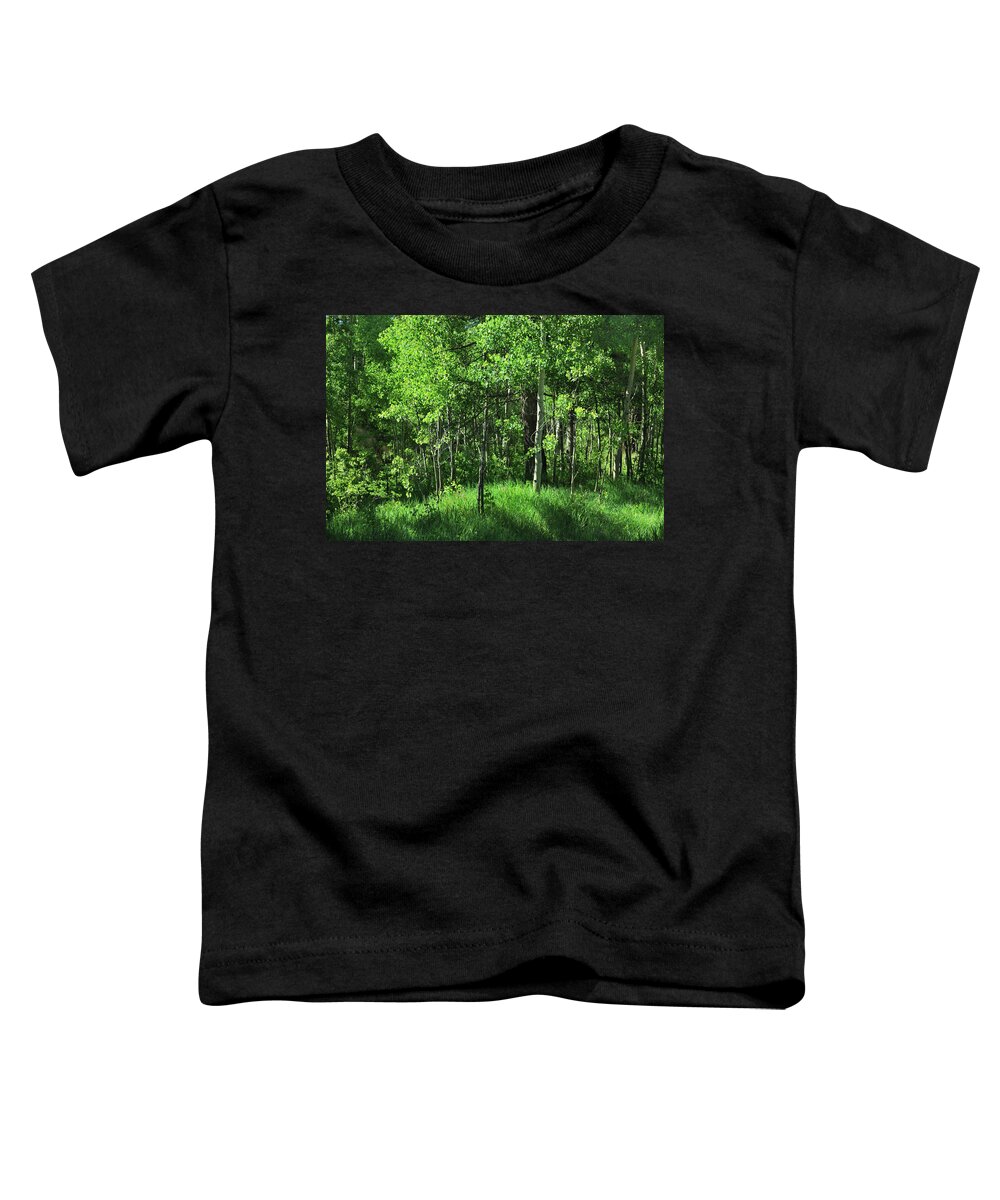 Trees Toddler T-Shirt featuring the photograph Mountain Greenery by Ron Cline