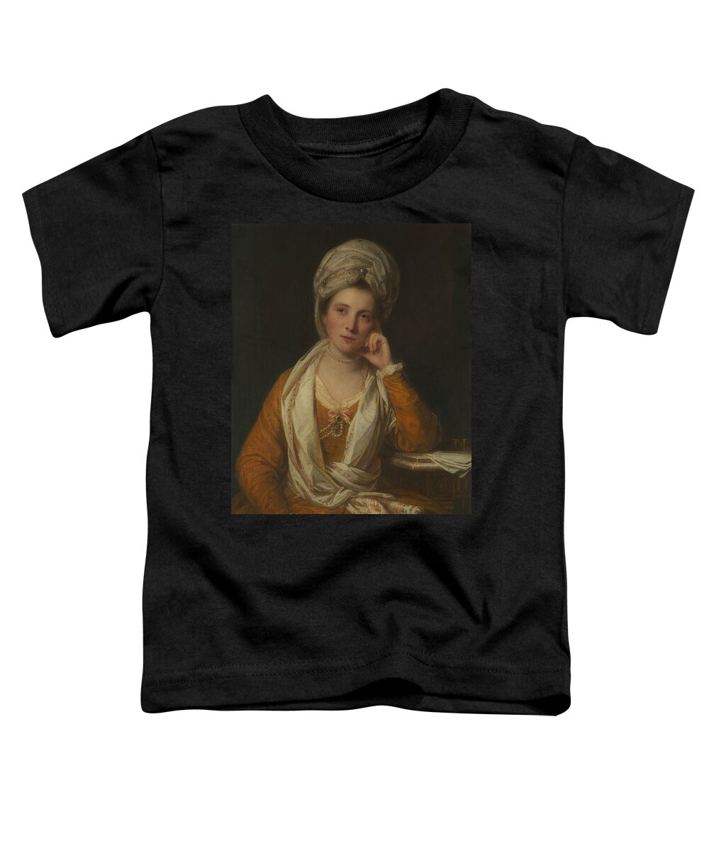 18th Century Art Toddler T-Shirt featuring the painting Mrs. Horton, Later Viscountess Maynard by Joshua Reynolds
