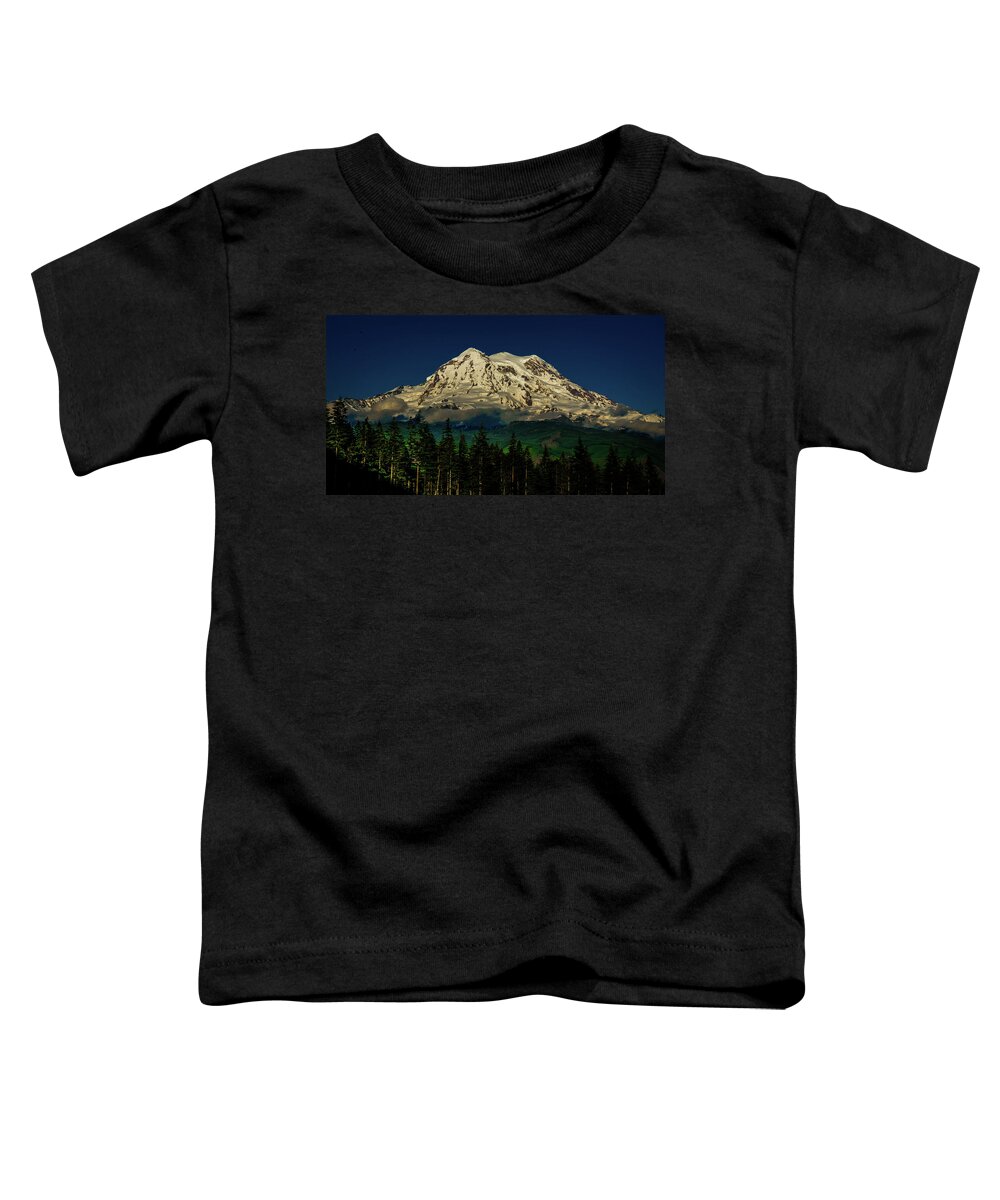 Landscape Toddler T-Shirt featuring the photograph Mt Rainier by Jason Brooks