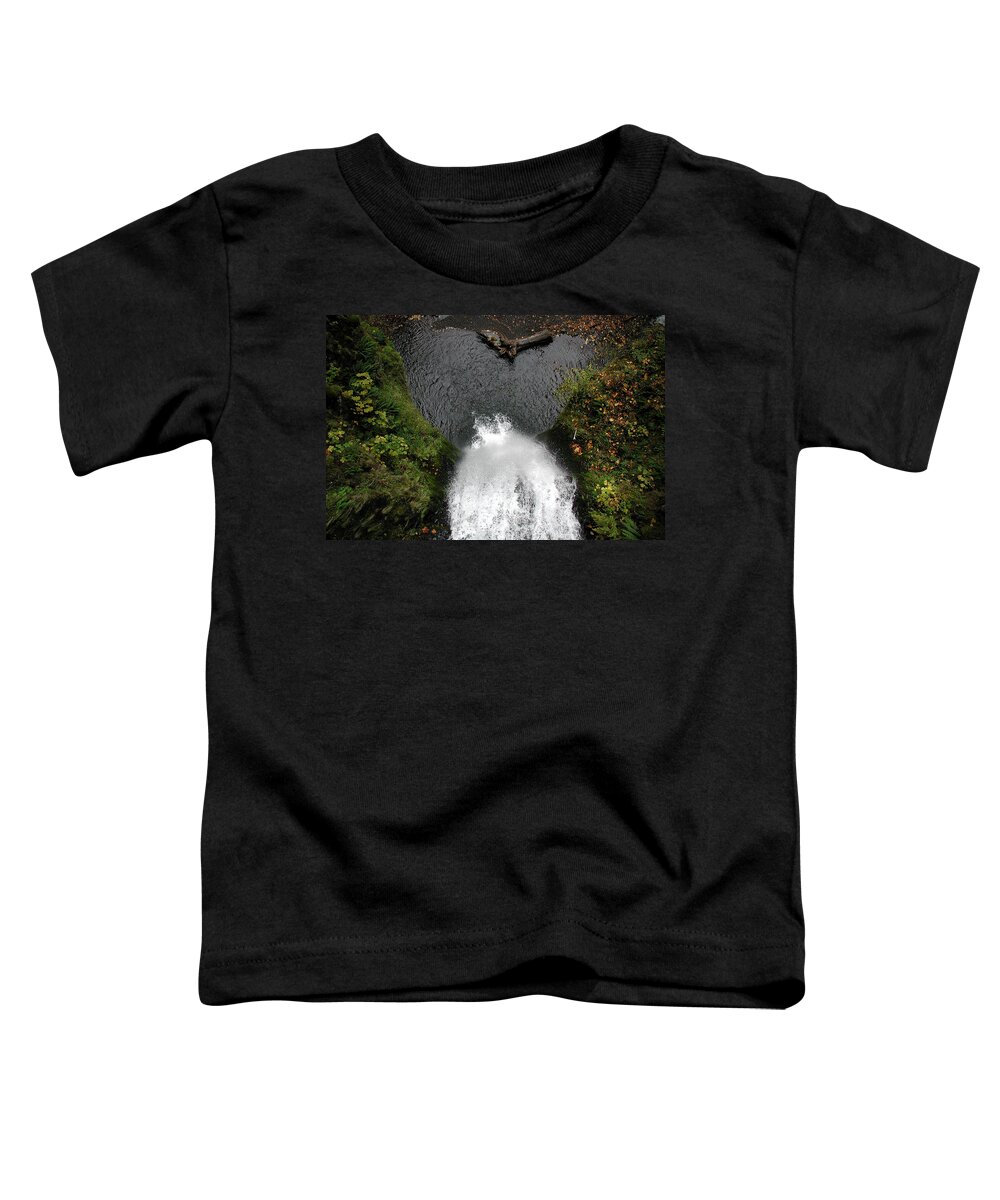 Multnomah Falls Toddler T-Shirt featuring the photograph Multnomah Falls - 4 by DArcy Evans