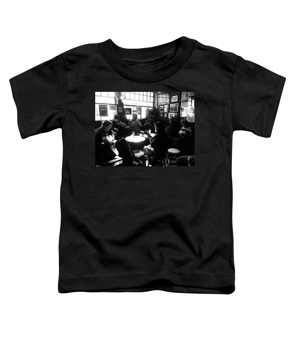 Magical Ireland Toddler T-Shirt featuring the photograph Music and Guinness by Lexa Harpell