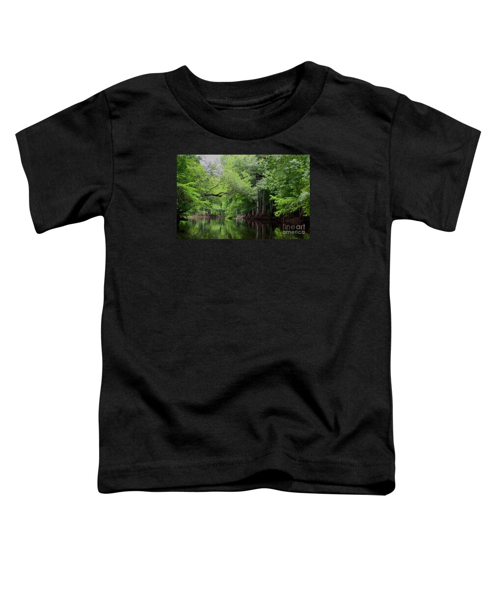 Withlacoochee River Toddler T-Shirt featuring the photograph Mystical Withlacoochee River by Barbara Bowen